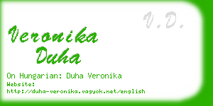 veronika duha business card